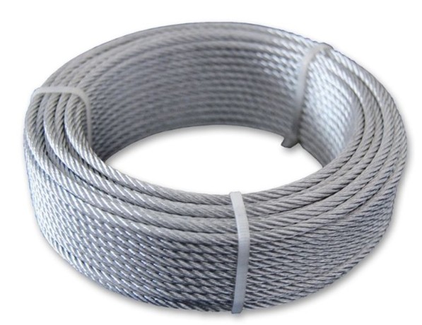 Канат стальной оцинкованный круглопрядный правой свивки В ЛК-О 2,2 мм ГОСТ 2172-80 фото
