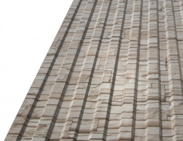 Профнастил стальной стеновой односторонний волна гладкий камень С18 0,5х18х1150х1187 мм ТУ 1122-079-02494680-01 фото