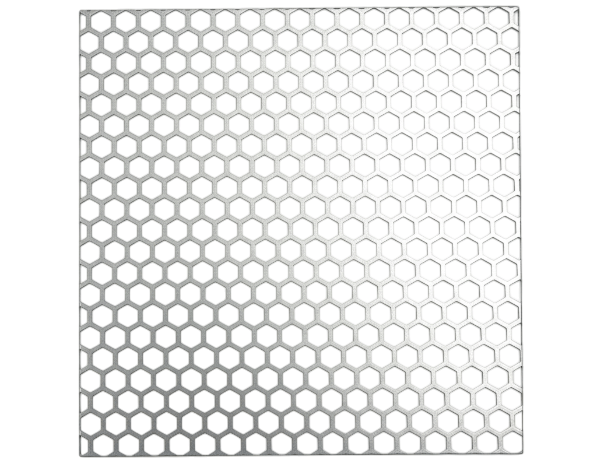 Сетка нержавеющая перфорированная 08Х17Н13М2 25х25х2 мм фото