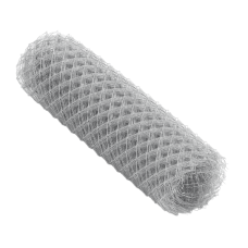 Сетка стальная рабица плетеная черная с ромбическими ячейками с полимерным покрытием в рулоне фото